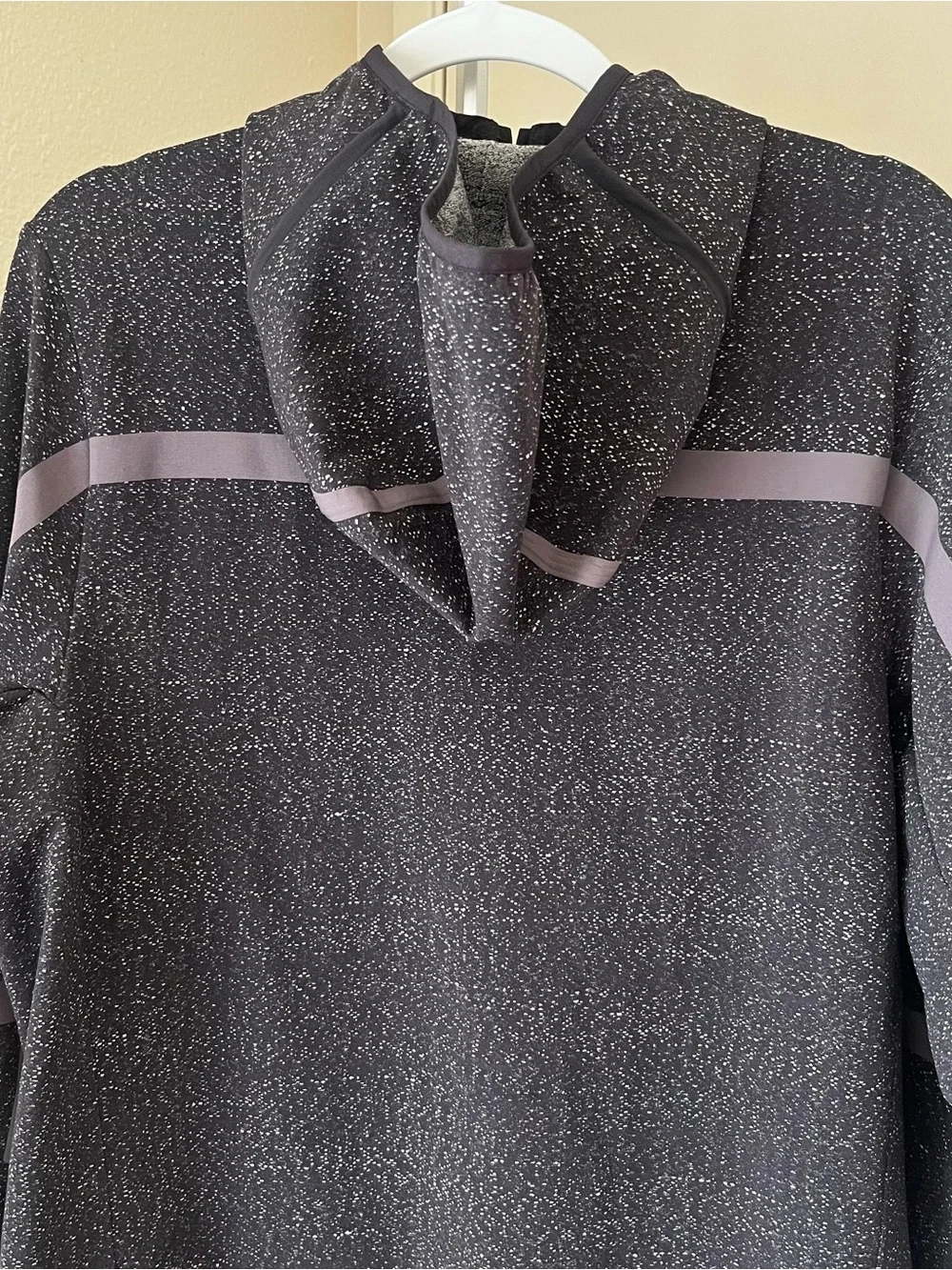 Lululemon x Robert Geller 1/2 Zip Pullover Hoodie Heather Grey Moonphase Size M
